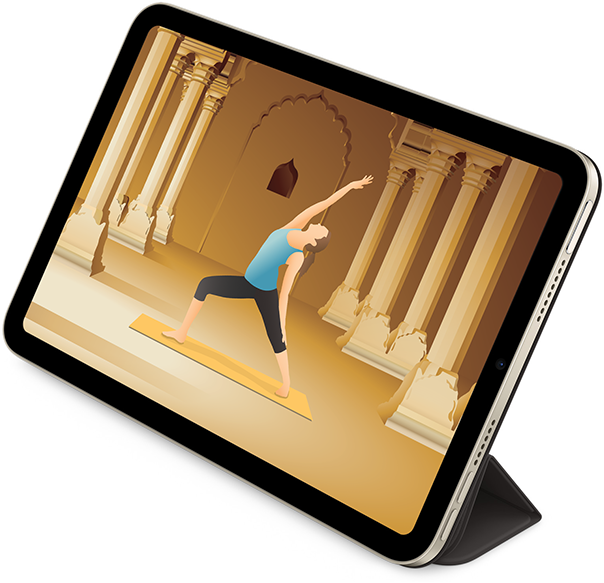 Pocket Yoga Teacher iPad with practice