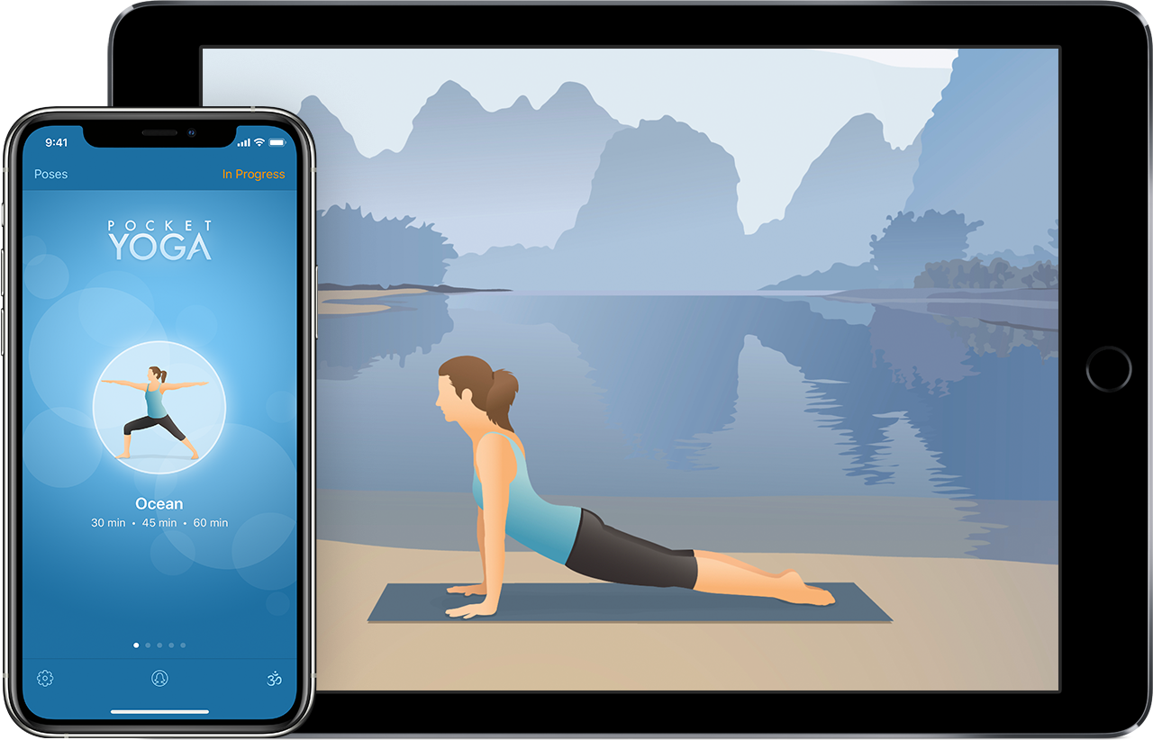 Pocket Yoga iPhone6 and iPad