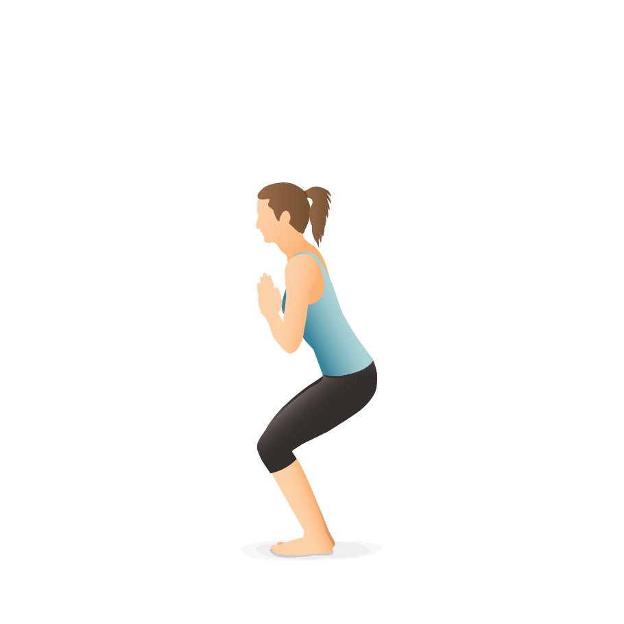 Mountain Pose - Hands in Prayer Pose • Mr. Yoga ® Is Your #1 Authority on Yoga  Poses