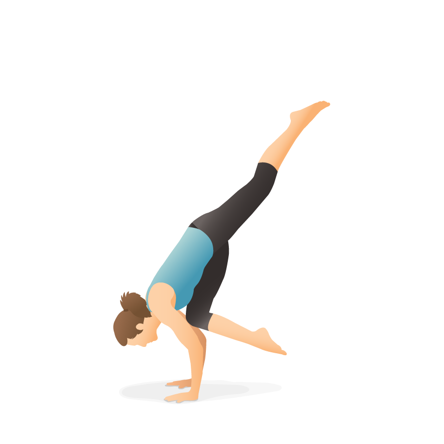 North East West South - Parsva Bakasana: Side Crow Pose, also sometimes  called 