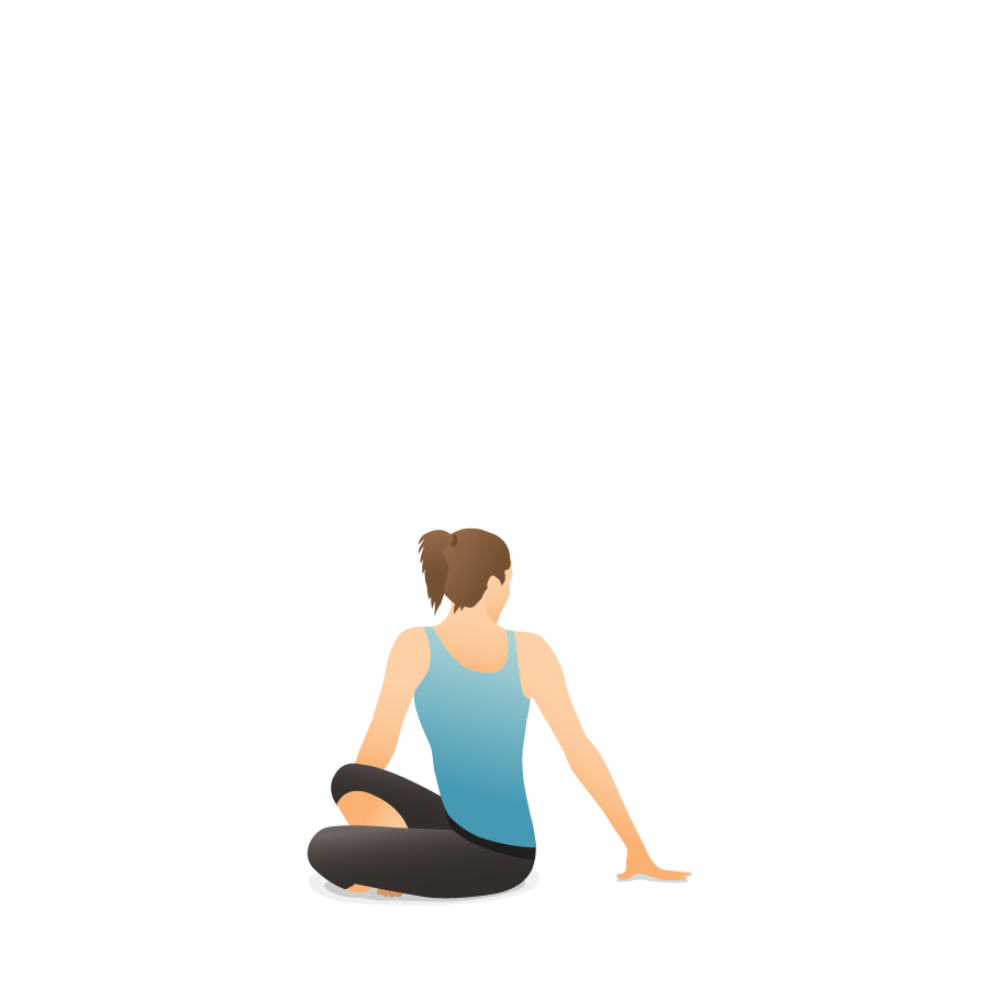 Silhouette of Easy Pose. Sukhasana Stock Vector - Illustration of ashtanga,  relaxation: 280330714