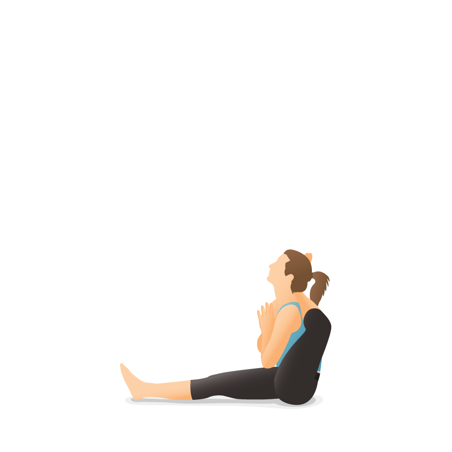 How to do one-legged chair pose in yoga?
