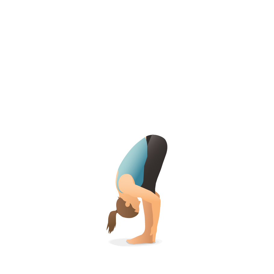 YogaFit_ArchanaShah - Urdhva Uttanasana or Upward Forward Fold Pose or Half  Way Lift exemplifies as a classical and common standing forward bend posture  in yoga which is known for restoring the overall