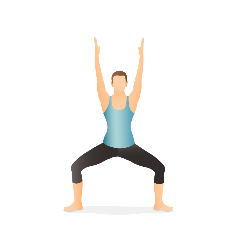 Happy fitness woman in tracksuit with arms up - isolated over white |  Freestock photos