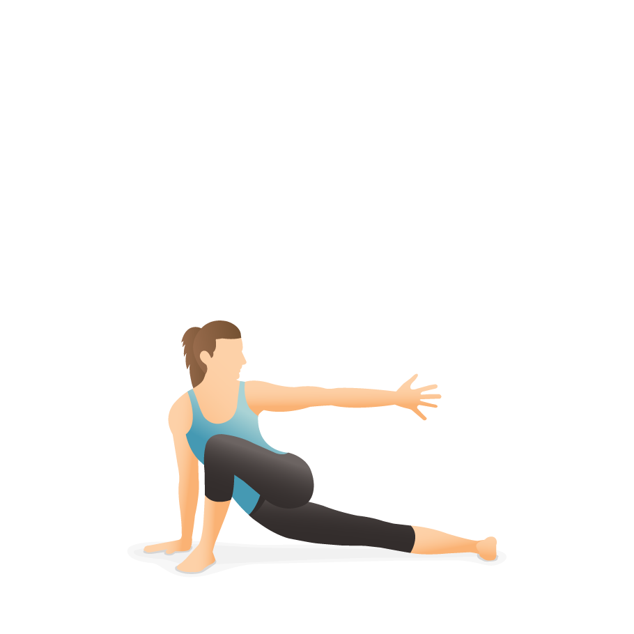 Crescent Lunge Twist Yoga Pose Woman Stock Photo 1159823290 | Shutterstock