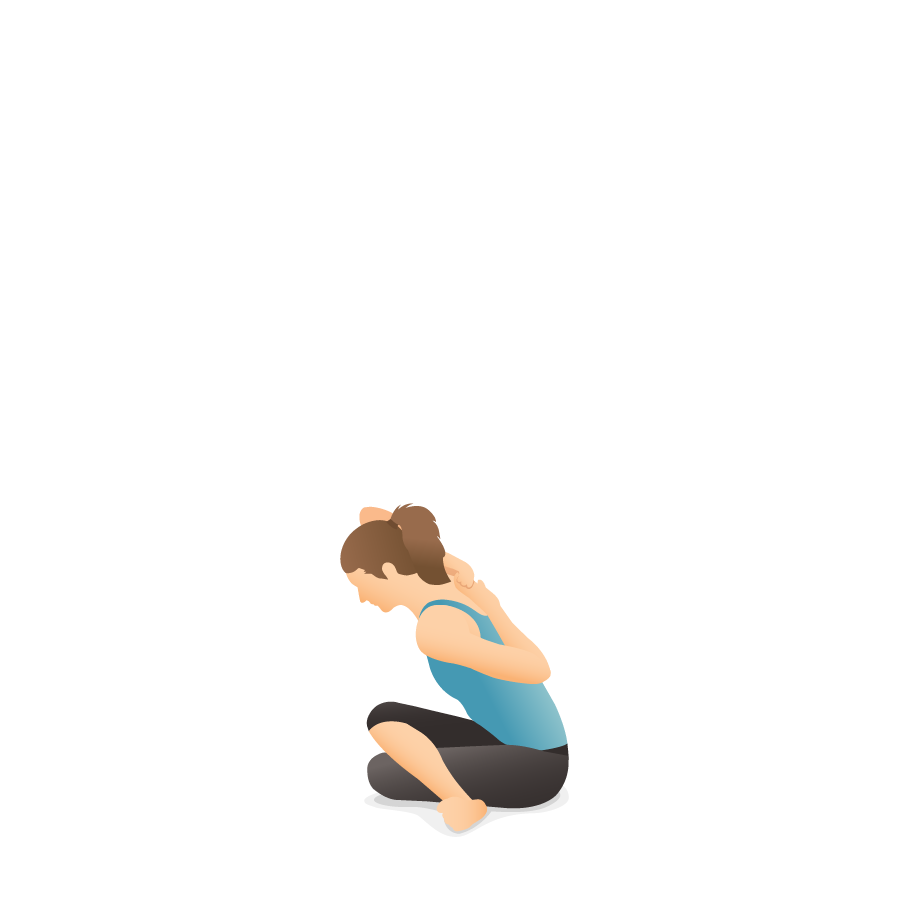 Yoga Cow Face Pose Cartoon Vector Illustration Stock Illustration -  Download Image Now - Active Lifestyle, Activity, Adult - iStock