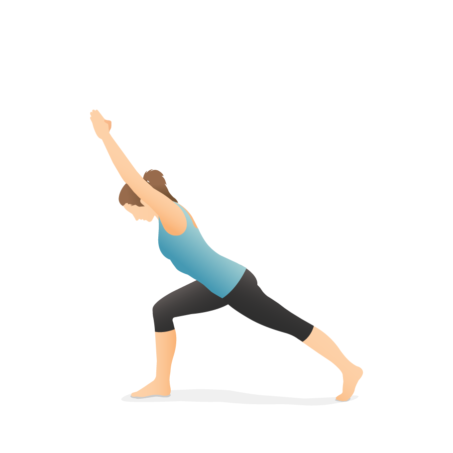 High Lunge Pose Arms Forward Back Flow Yoga (Ashta Chandrasana Hasta  Forward Back Vinyasa) | Yoga Sequences, Benefits, Variations, and Sanskrit  Pronunciation | Tummee.com