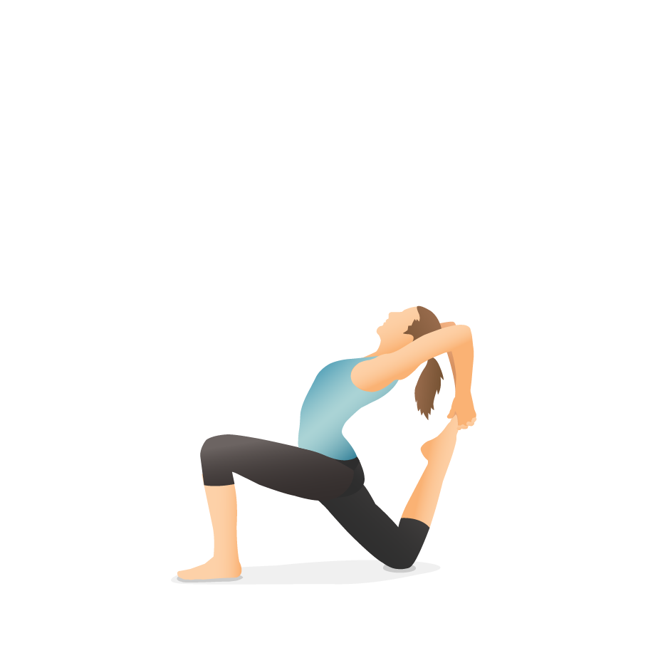 Woman Doing Yoga King Dancer Pose Stock Vector (Royalty Free) 1308812551 |  Shutterstock