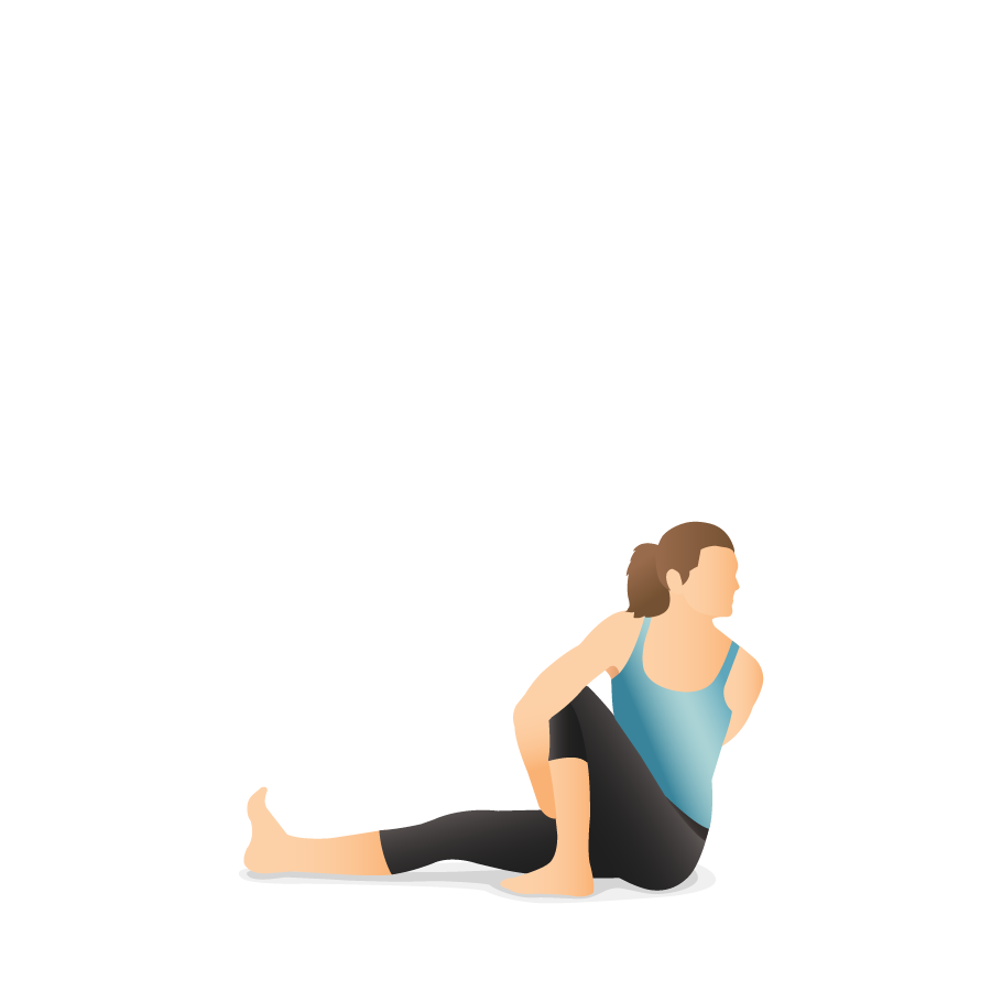 Yoga Pose: Pose Dedicated to the Sage Marichi I | YogaClassPlan.com