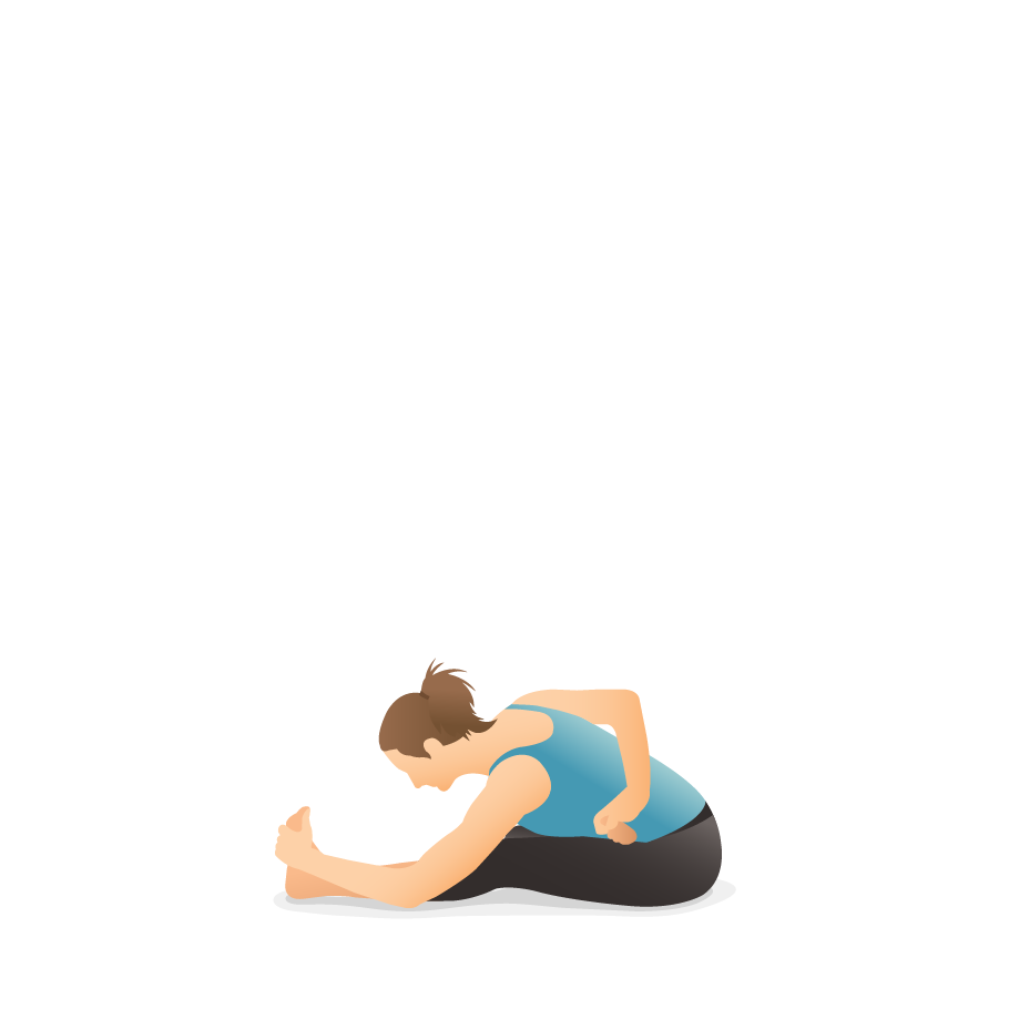 Paschimottanasana | Seated Forward Bend Pose -The Yoga Institute