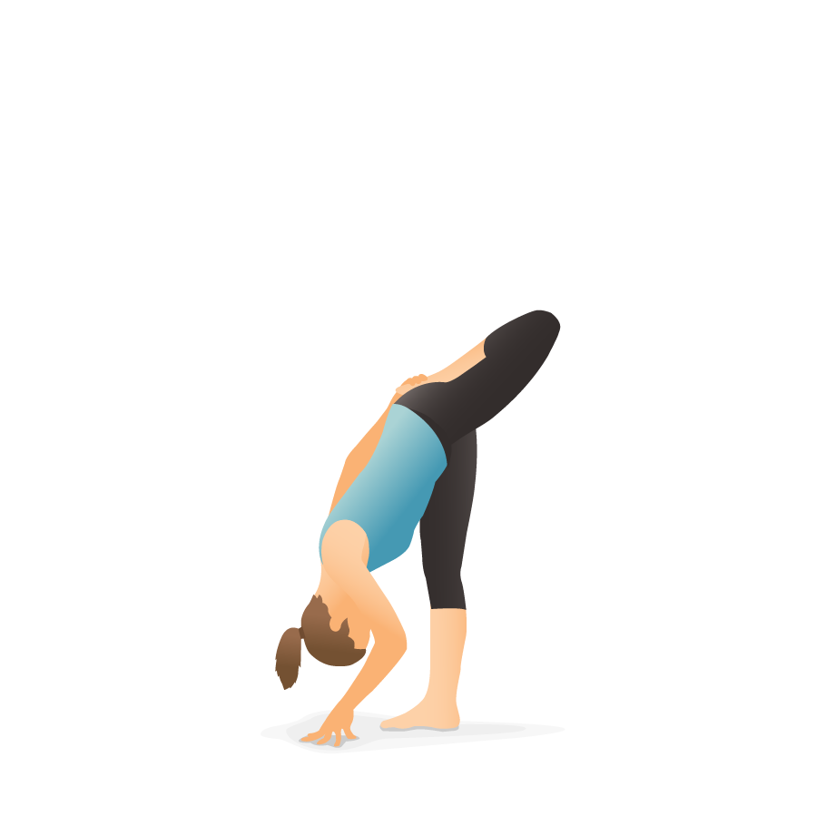 Yoga Wide Leg Forward Bend Prasarita Padottanasana – Medical Stock Images  Company