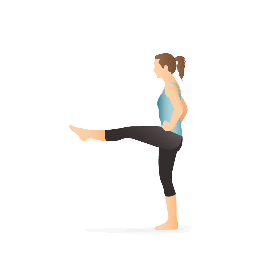 Yoga Pose: One Legged Mountain