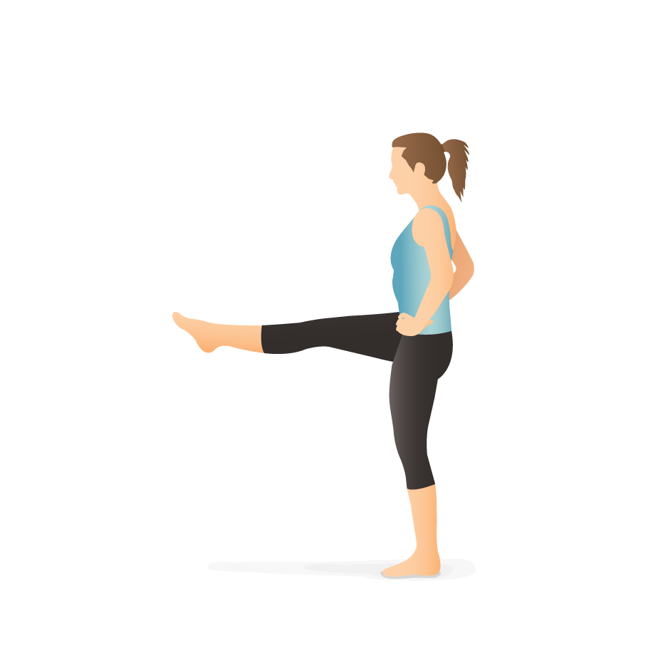 Yoga Pose: One Legged Mountain