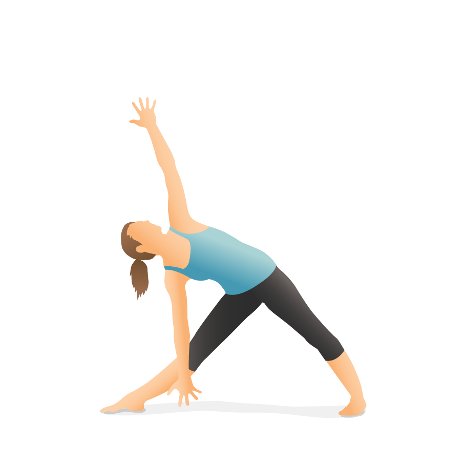 Yoga Pose: Triangle, Pocket Yoga
