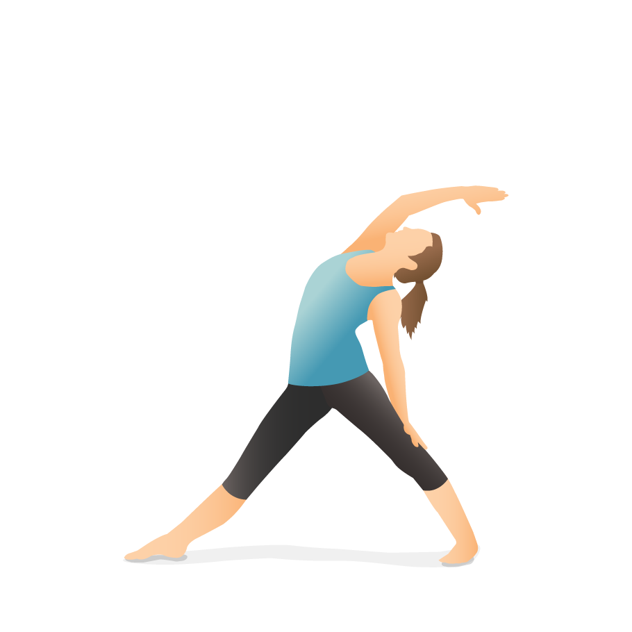 Post #75: 21 minute yoga vignette on Reverse Triangle: a pose full of  wonderful surprises | Way of the Spiritual Yogi