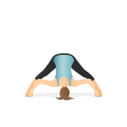 Yoga Pose: Wide-Legged Forward Bend
