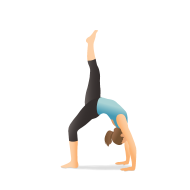 Yoga Pose: One Legged Wheel | Pocket Yoga